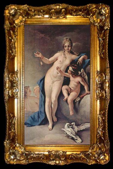 framed  Sebastiano Ricci Venus und Amor, ta009-2